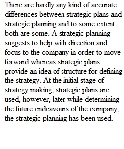 Strategic Plans